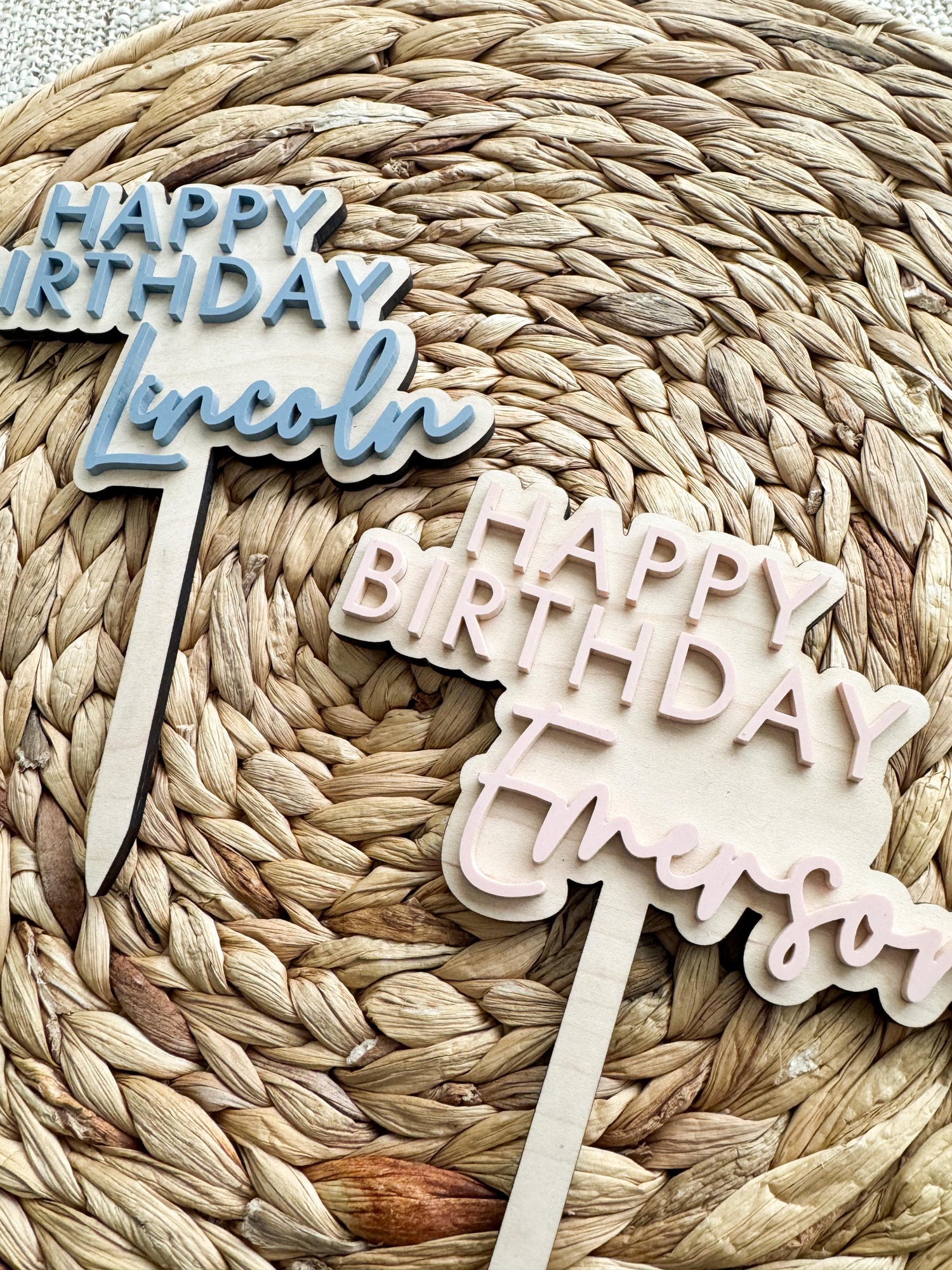 Wooden Custom Cake Topper | Birthday Party Decor | girls birthday Party | boys birthday theme | Cake Topper Birthday | Simple Party Decor |