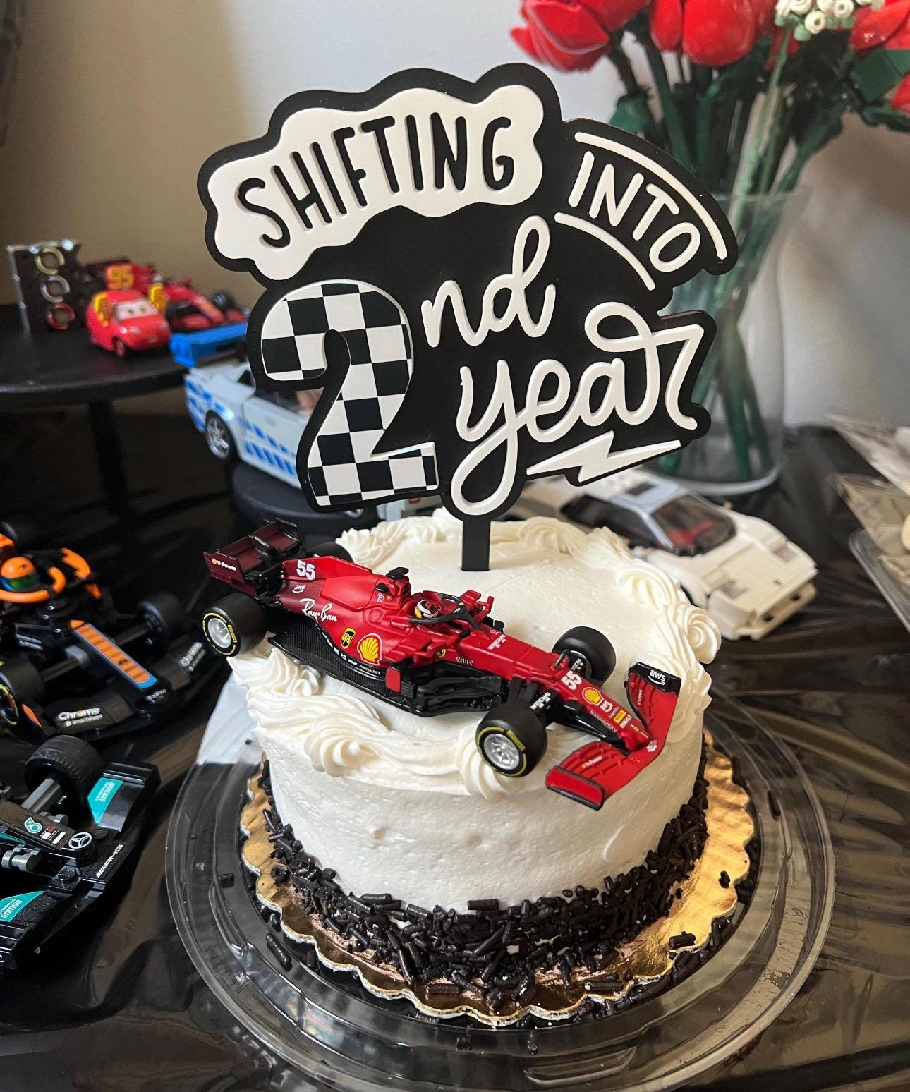 Dirt Bike Party Cake Topper | Birthday Party Decor | Shifting Into Gear | boys birthday theme | Cake Topper Birthday | Dirt Bike Party Decor