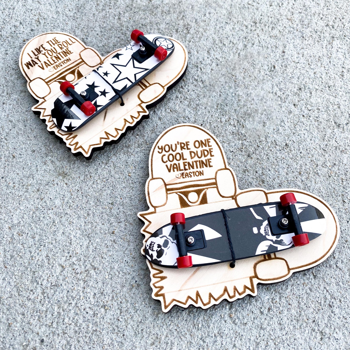 Mini Skateboard Valentines