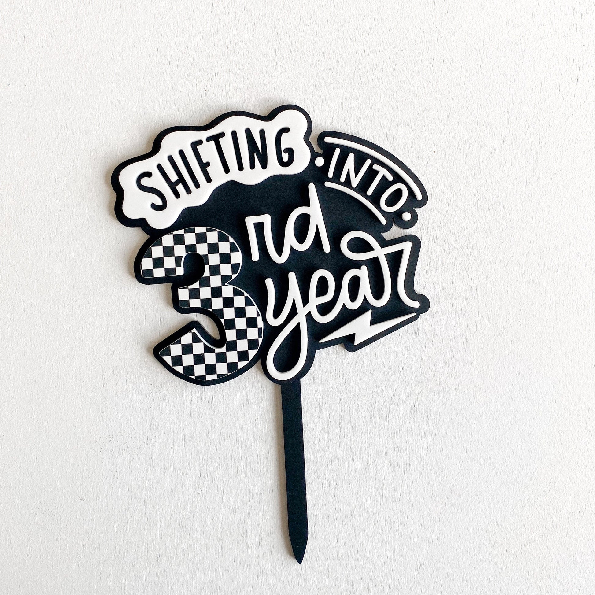 Dirt Bike Party Cake Topper | Birthday Party Decor | Shifting Into Gear | boys birthday theme | Cake Topper Birthday | Dirt Bike Party Decor