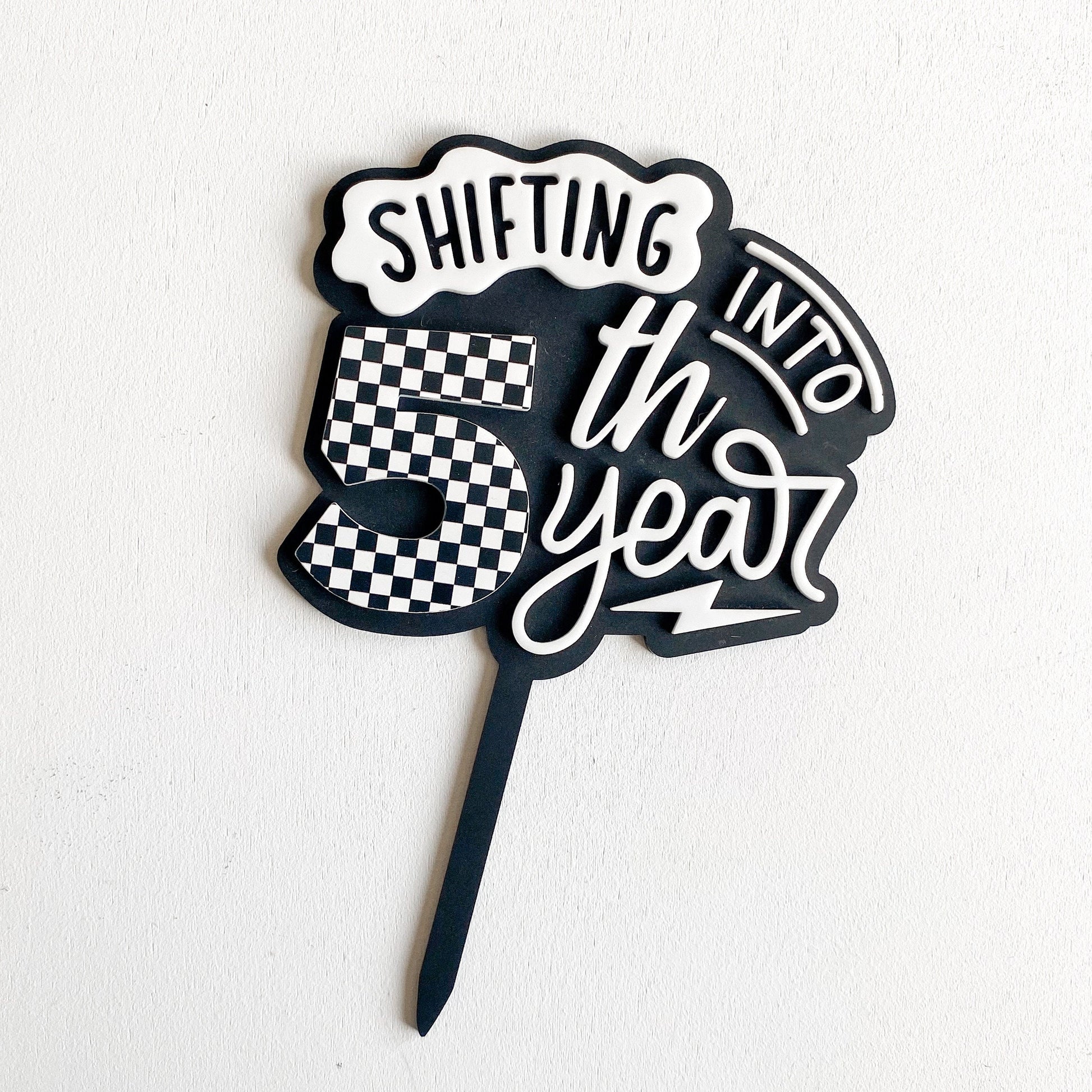 Dirt Bike Party Cake Topper | Birthday Party Decor | Shifting Into Gear | boys birthday theme | Cake Topper Birthday | Dirt Bike Party Decor