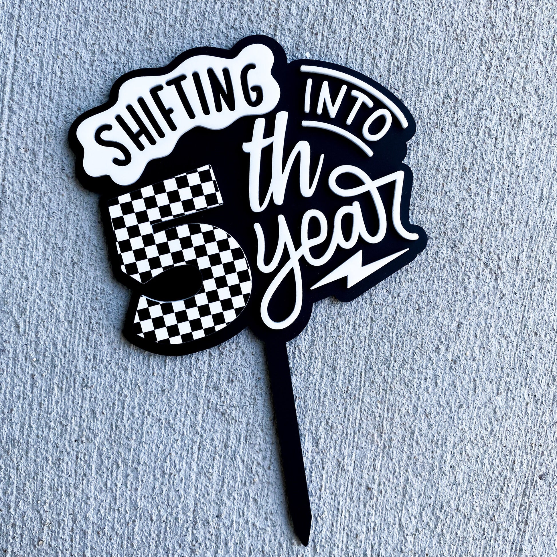 Dirt Bike Party Cake Topper | Birthday Party Decor | Shifting Into Gear | boys birthday theme | Cake Topper Birthday | Dirt Bike Party Decor