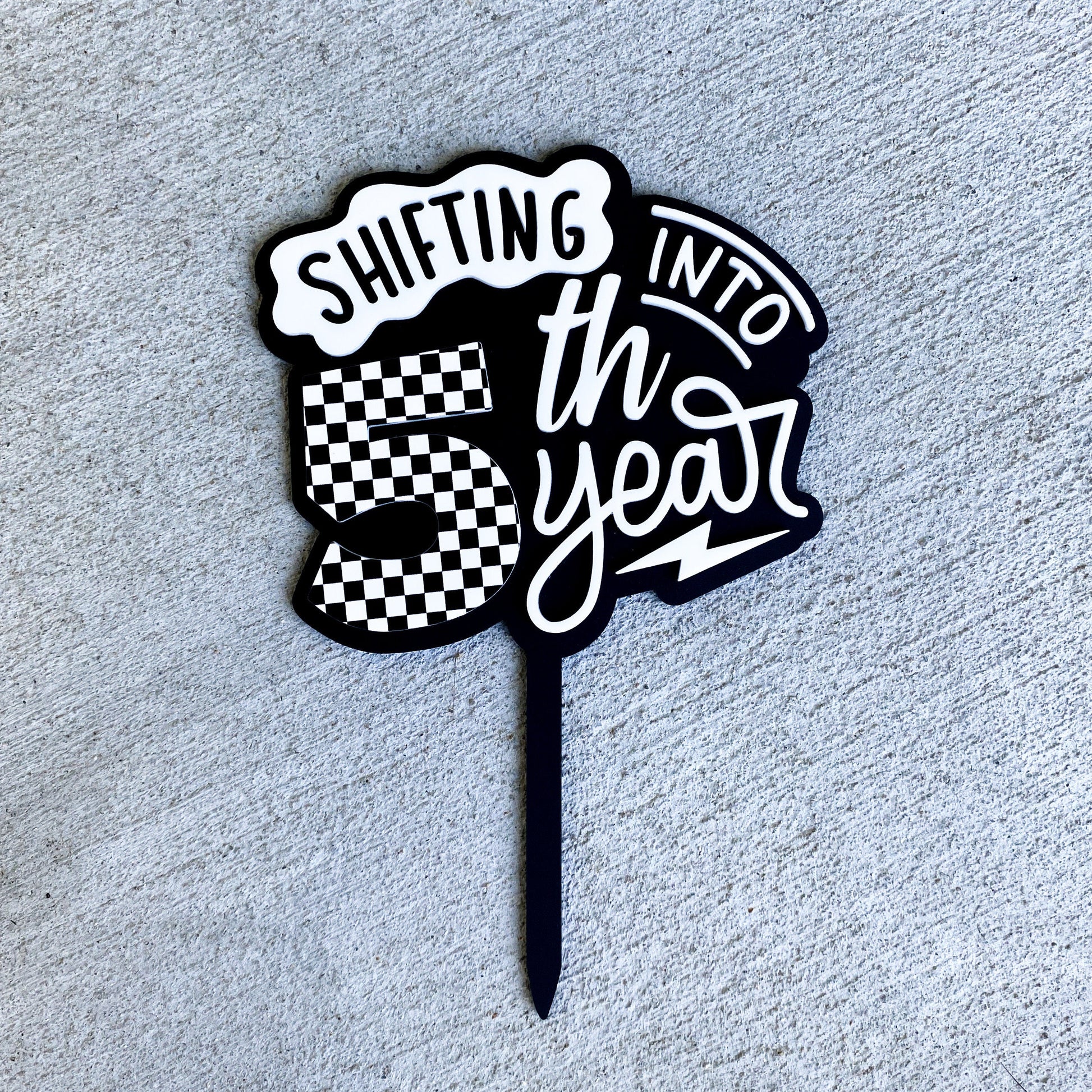 Dirt Bike Party Cake Topper | Birthday Party Decor | Shifting Into Gear | boys birthday theme | Cake Topper Birthday | Dirt Bike Party Decor