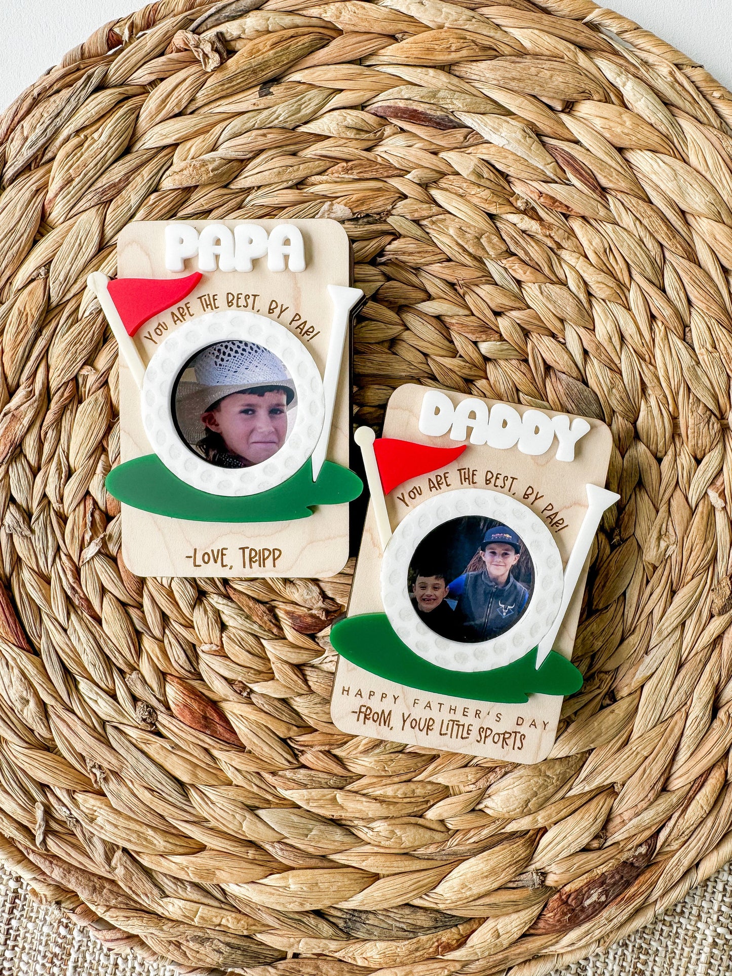 variety of personalized photo frame gifts for father day wood designs