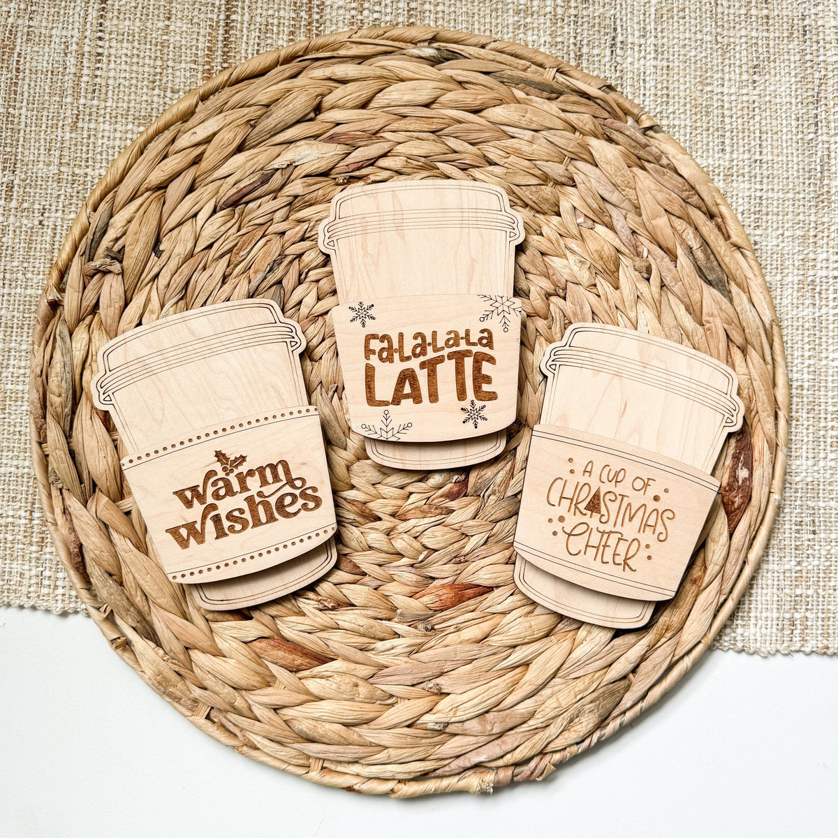 Holiday coffee gift card holder for a coworker or neighbor