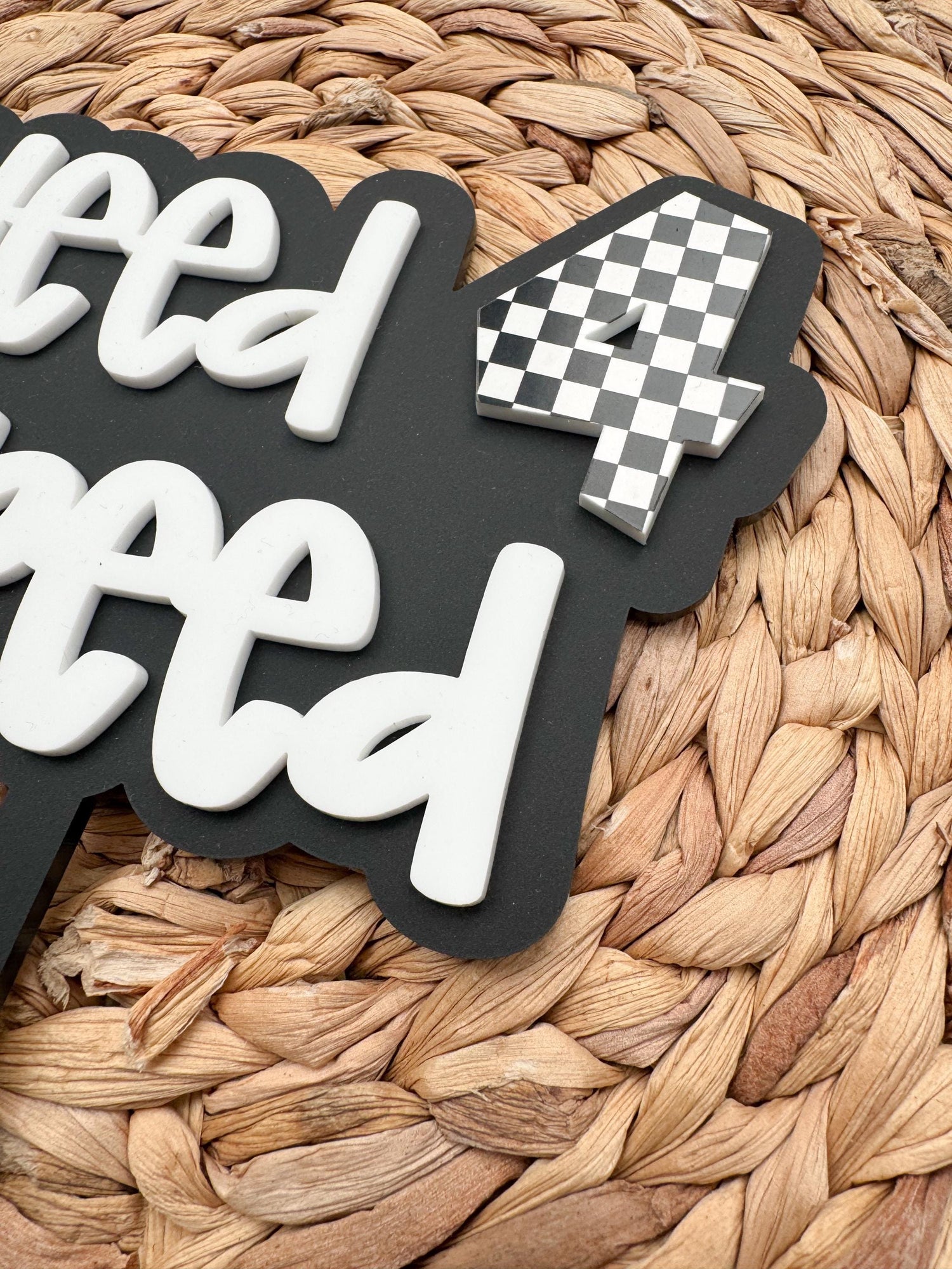 Need 4 Speed Party Cake Topper | Birthday Party Decor | racing | boys car birthday theme | Cake Topper Birthday | Dirt Bike Party Decor