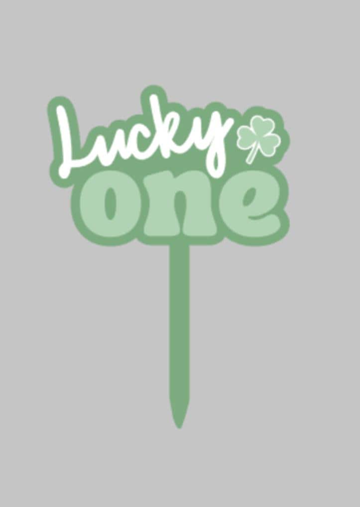 Lucky One Cake Topper | 1st Birthday Party Decor | St Patricks theme