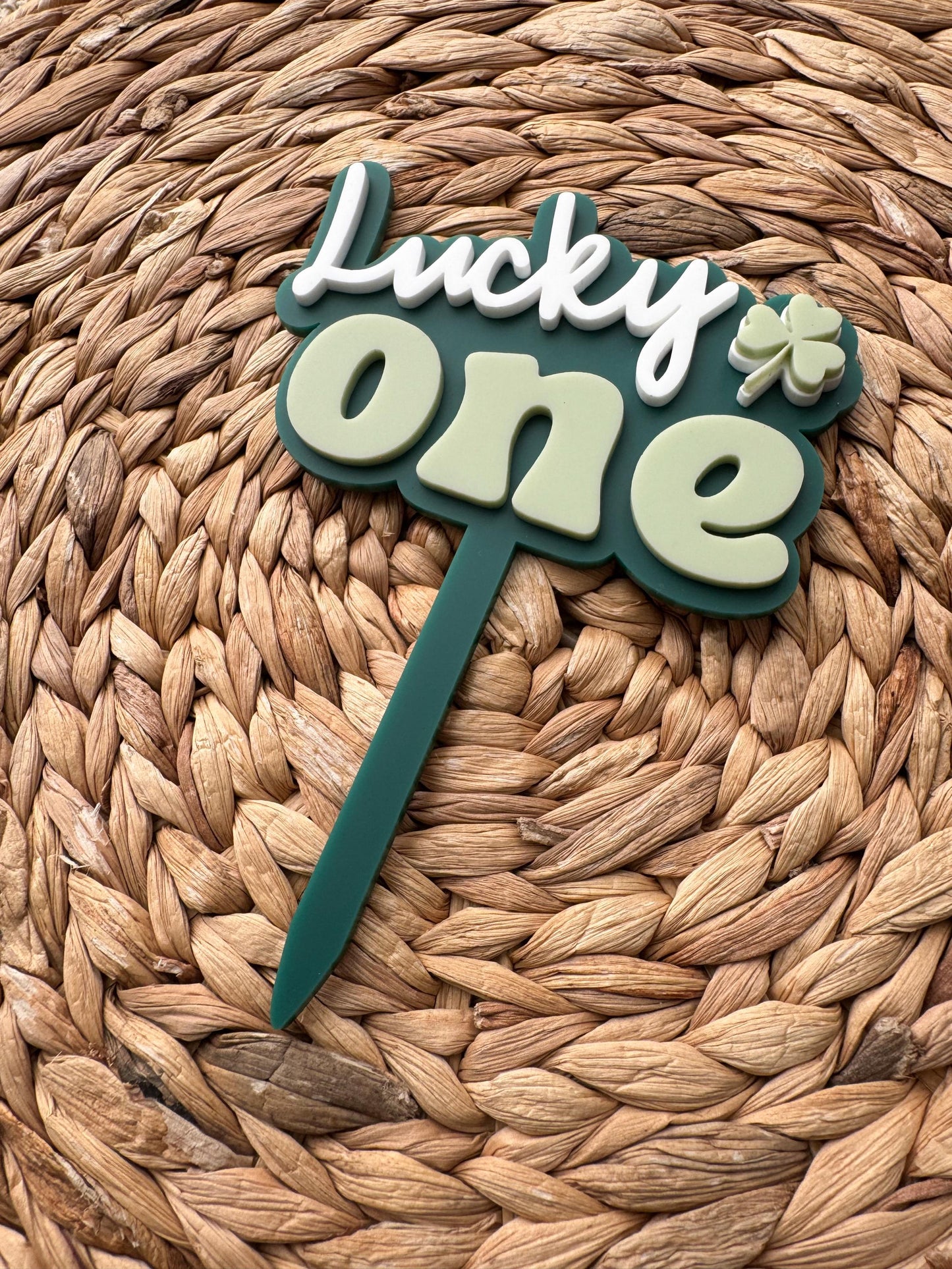 Lucky One Cake Topper | 1st Birthday Party Decor | St Patricks theme