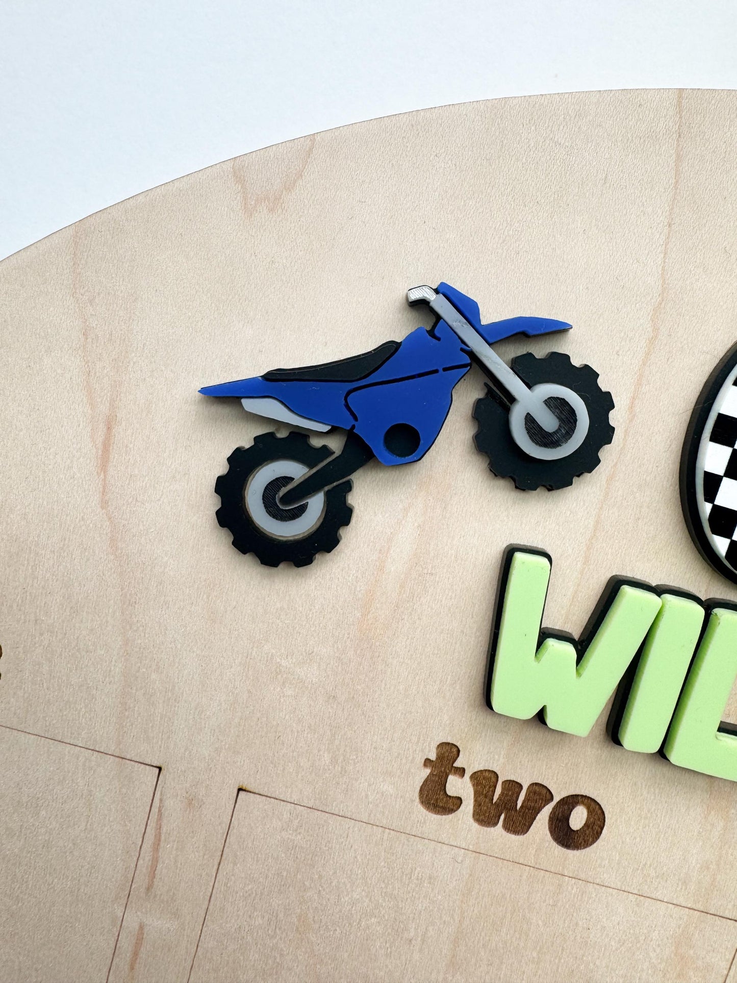 One Wild Ride Birthday Photo Board – Dirt Bike First Birthday Sign | 1st Party Decor