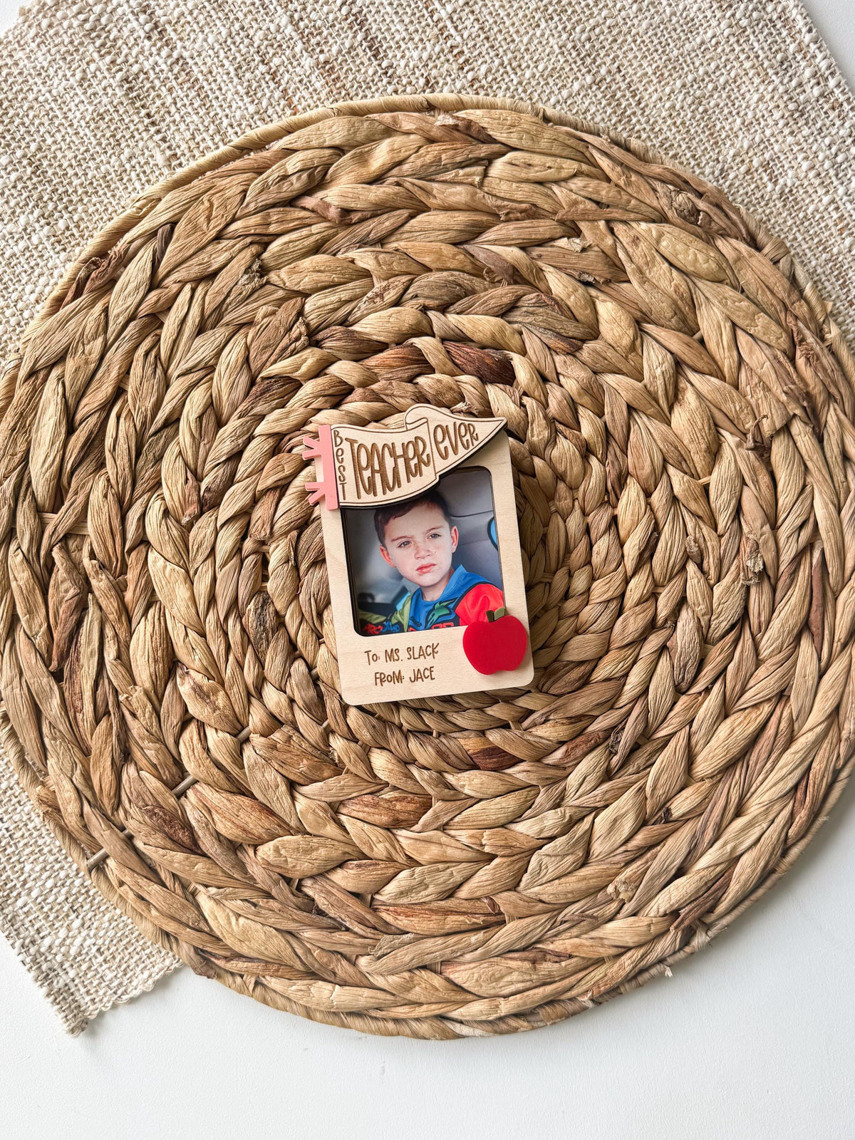 Gift card holder for teacher appreciation week, holds a standard card