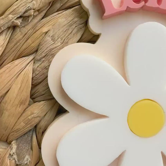 Groovy One Cake Topper | Retro Daisy First Birthday Decor
