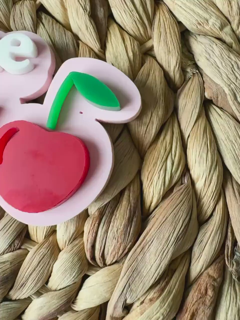 Cherry on Top Cake Topper | Custom Acrylic Baby Shower First Birthday