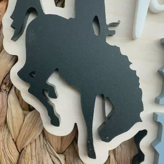 First Rodeo Birthday Cake Topper | Personalized Cowgirl Cake Topper