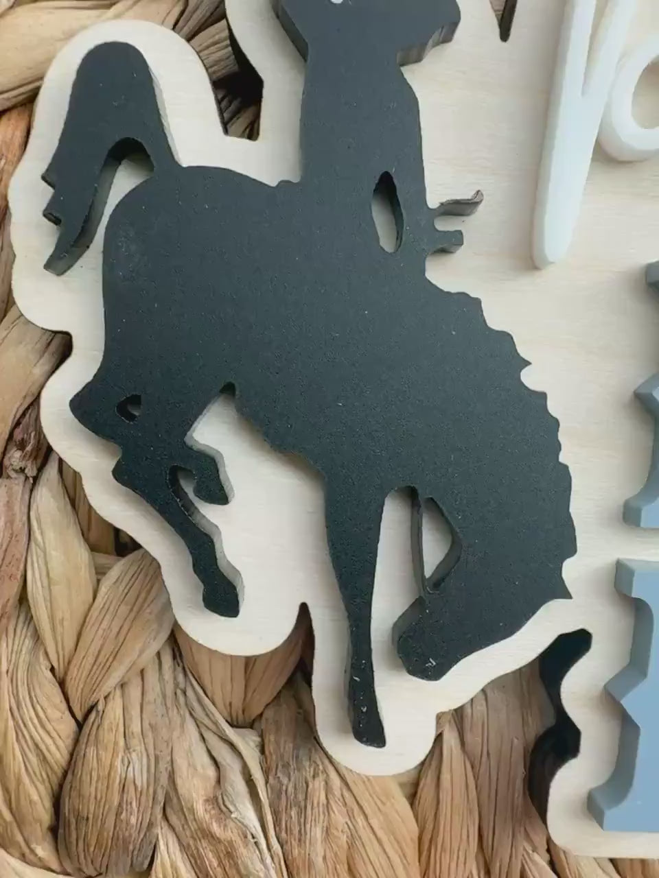 First Rodeo Birthday Cake Topper | Personalized Cowgirl Cake Topper