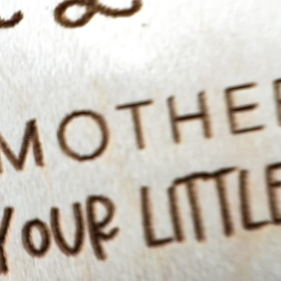 Video of personalized Rainbow Mother's Day photo magnet