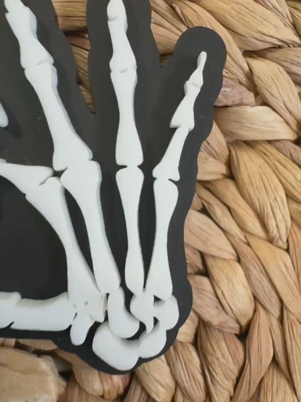 Trick or Three Cake Topper | Spooky Halloween 3rd Birthday Decor