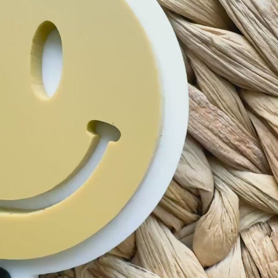 Two Cool Smiley Face Cake Topper | Custom Acrylic Birthday Decor