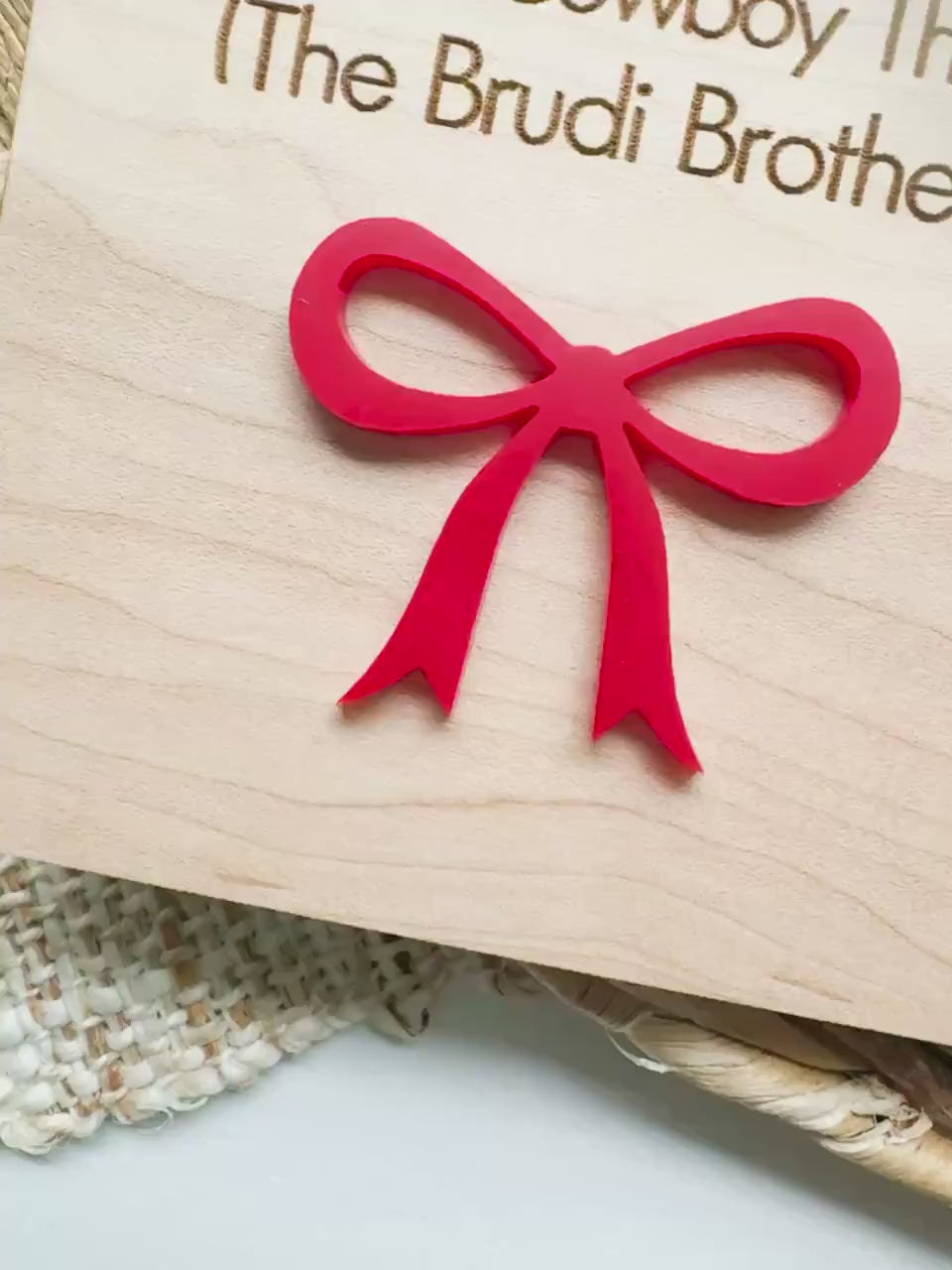Berry First Birthday Milestone Board | Custom Maple Wood Photo Prop