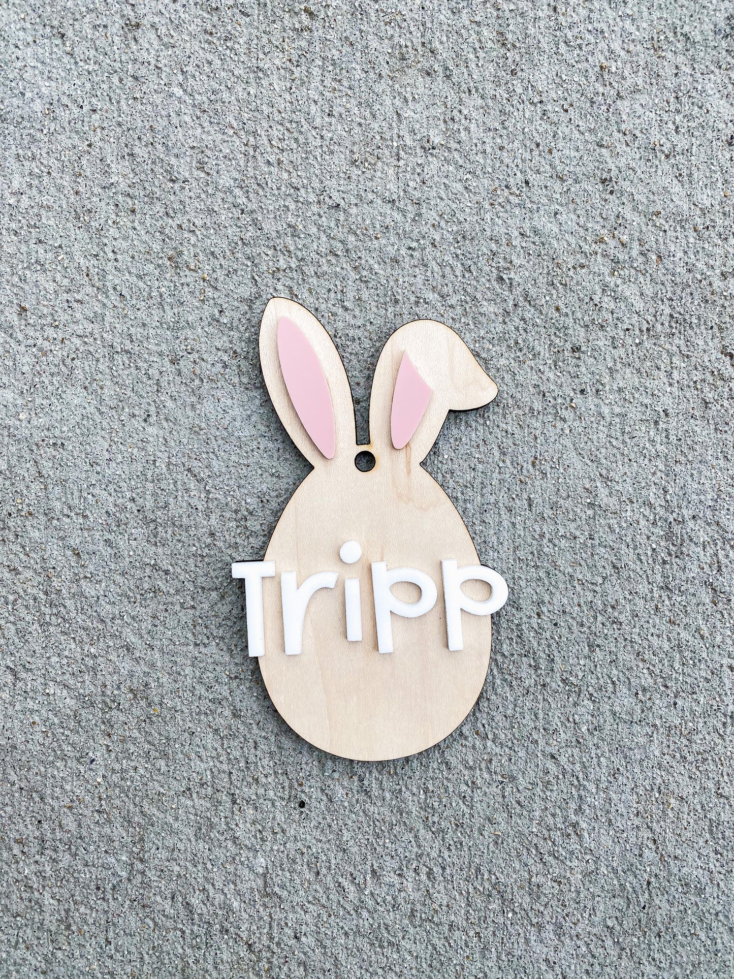 Easter Bunny Basket Tag